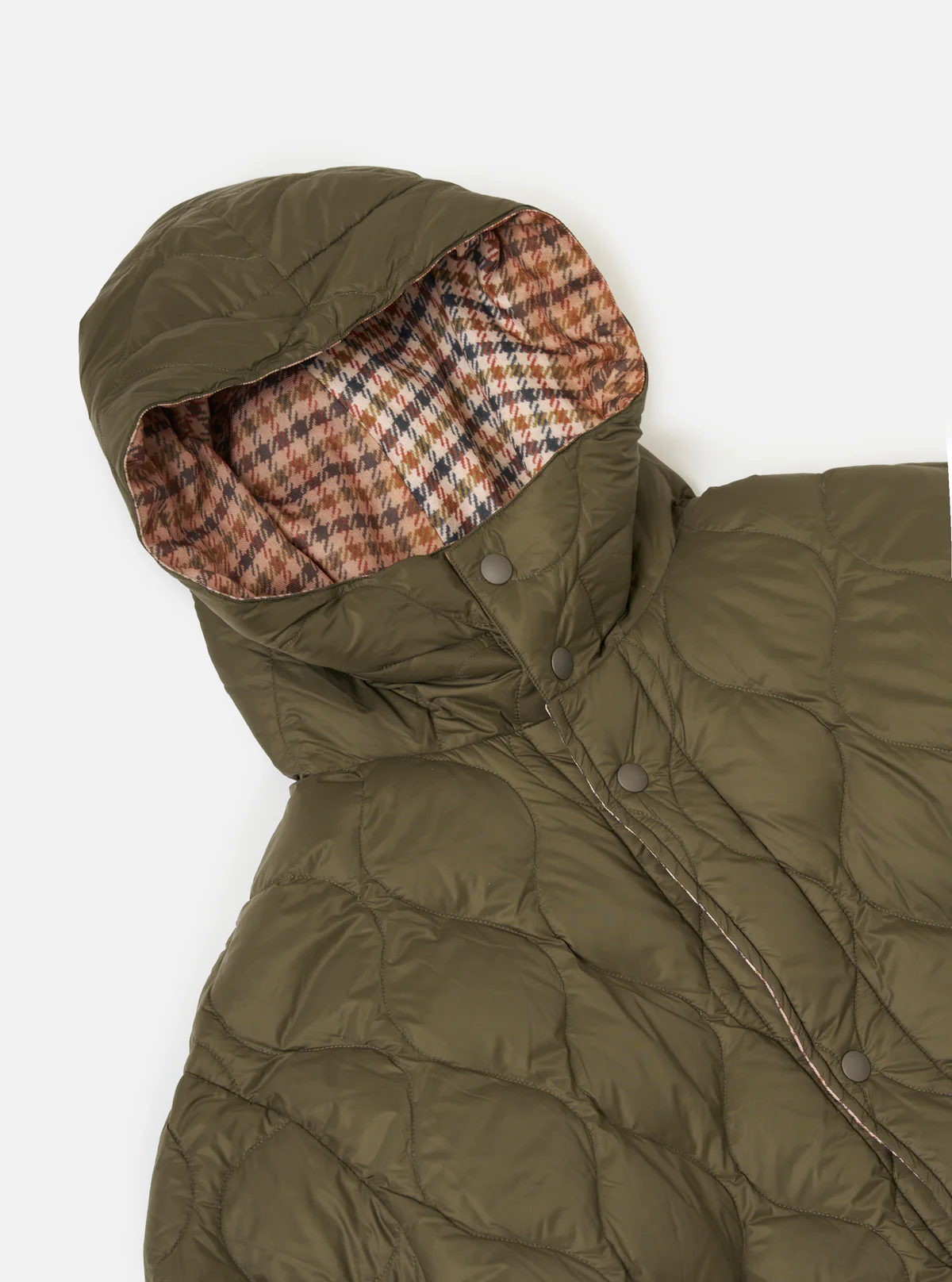 Parka réversible TAION x Universal Works, couleur olive foncé, style militaire – Image 6