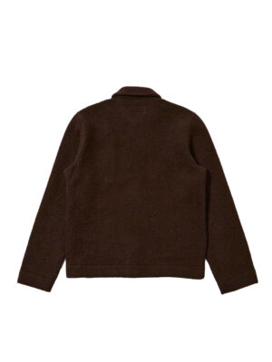 Veste d’uniforme en laine polaire marron