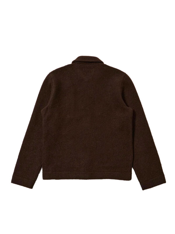 Brown fleece uniform jacket - Image 2