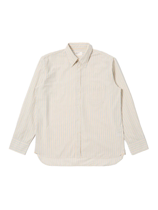One Lazy Day ecru pop striped shirt