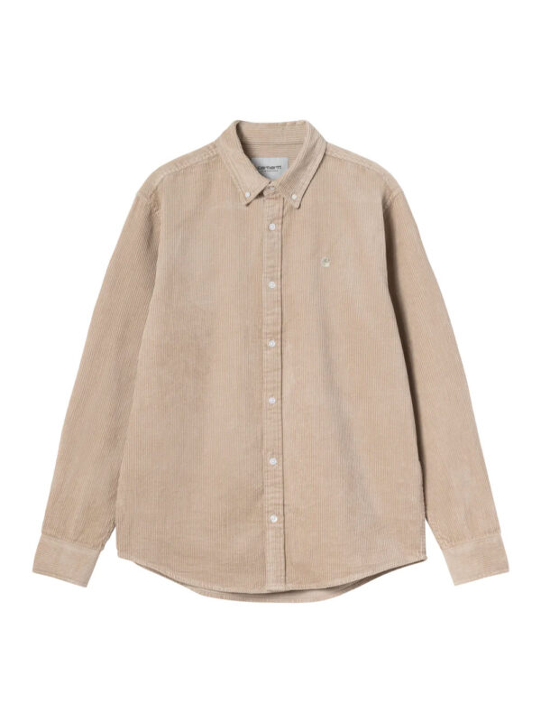Chemise madison en velours côtelé