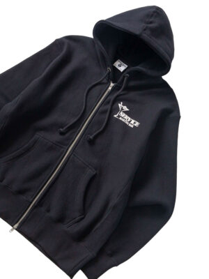 sweat à capuche zippé à logo
