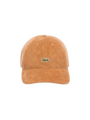 casquette à logo en velours côtelé