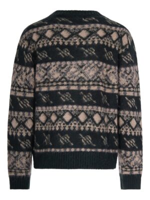 cardigan boutonné à motif