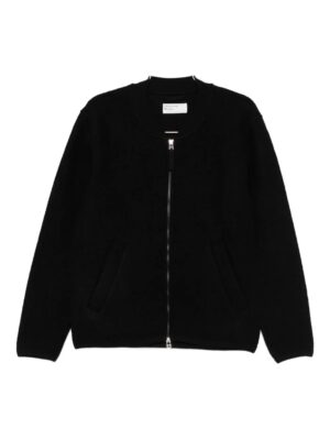 zipped bomber jacket