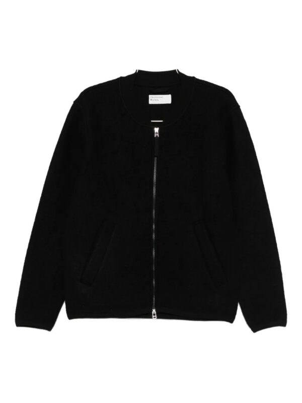 zipped bomber jacket