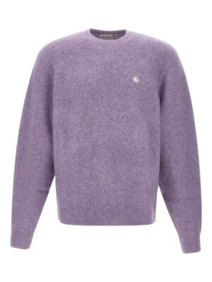 pull Curtis côtelé à logo brodé