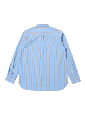 Chemise bleue à rayures pop