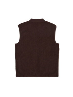 sleeveless zip-up jacket