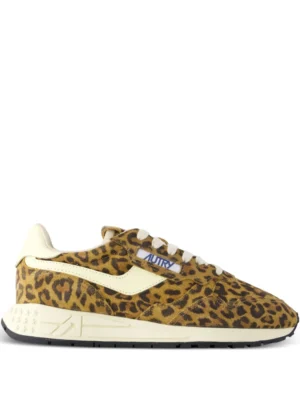 Autry Reelwind Low leopard print sneakers