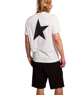 T-shirt Golden Goose Étoile Coton Blanc