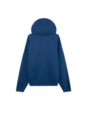 Sweat à capuche zippé avec logo ton sur ton