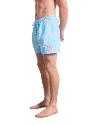 Short de bain Gianni Vichy Blue