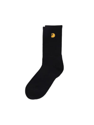 Carhartt WIP Chase Cotton Socks Black Gold Men’s
