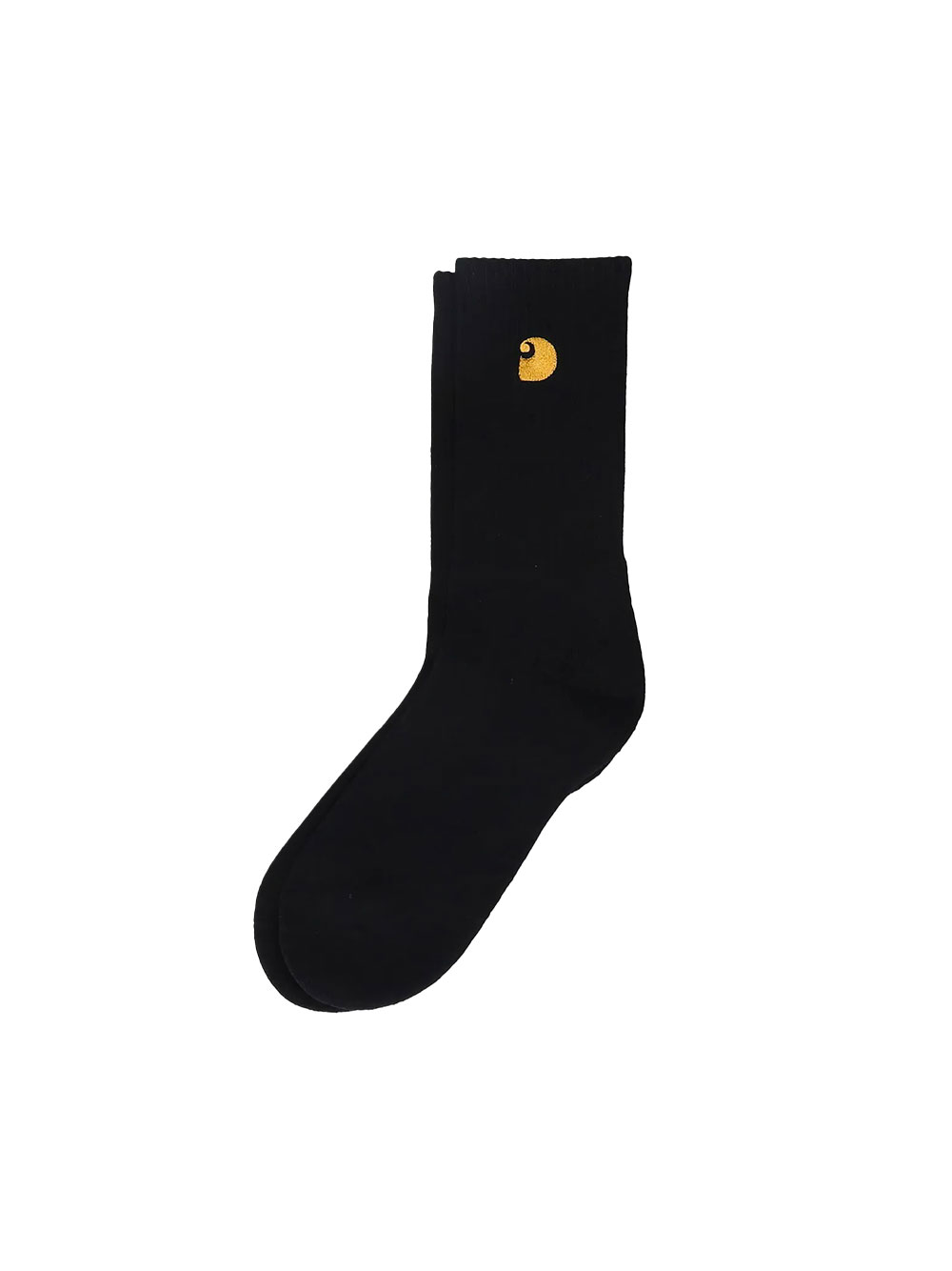 Carhartt WIP Chase Cotton Socks Black Gold Men's