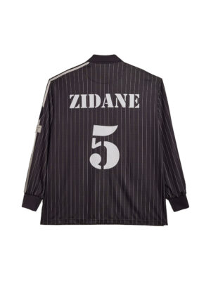 Y-3 Zinedine Zidane Long Sleeve Football Shirt, Black Polyester
