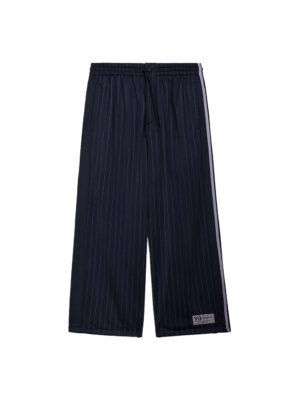 Y-3 Striped Tracksuit Bottoms, Black Polyester