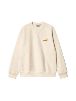 Carhartt WIP American Script Cotton Natural Sweatshirt for Men