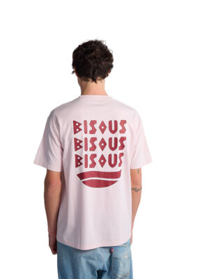 Kisses T-shirt Cap D’Agde Cotton Light Pink