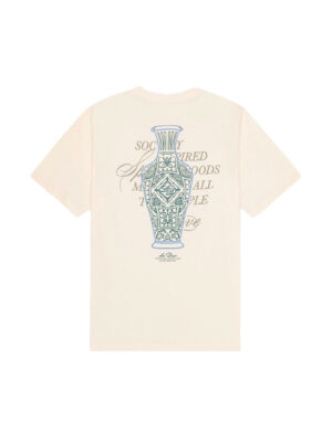 The Two Ben T-shirt, ecru faience