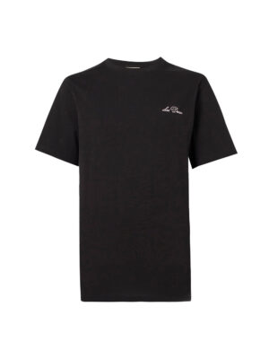 T-shirt Les Deux Wild Flower Coton Black Homme