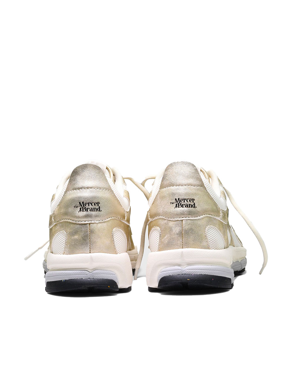 Mercer Re-Run gold recycled mesh women's sneakers - Image 3