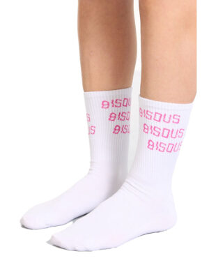 Chaussette Bisous X3 White/Pink