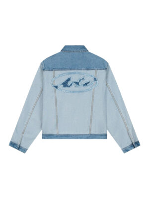 Veste en denim à l&rsquo;envers