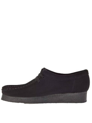 Chaussures Clarks Wallabee Suède Noir Homme