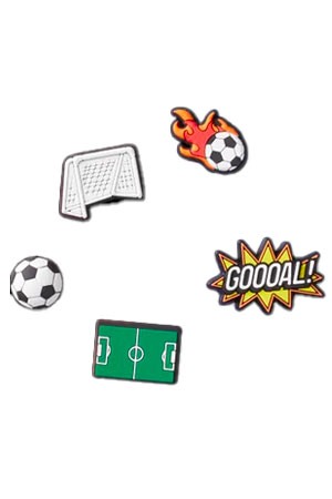 Crocs Accessories Jibbitz futbol 5 pack