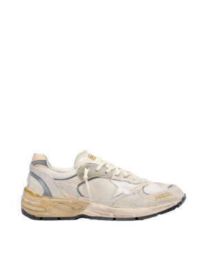 Baskets Golden Goose Running Dad Blanc/Beige Homme