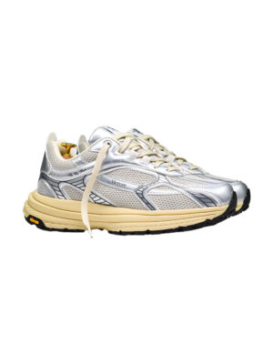Baskets Mercer Re-Run Vibram Maille Silver Homme