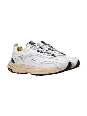 Baskets Mercer Re-Run Vibram Maille Recyclés Blanc Homme