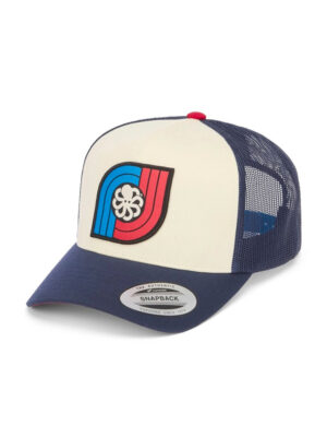 Jonsen Island Trucker Cap Double J Cotton Navy