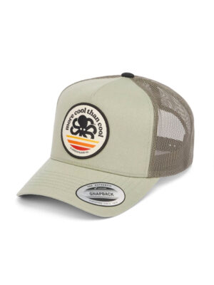 Casquette Trucker Jonsen Island More Cool Coton Olive
