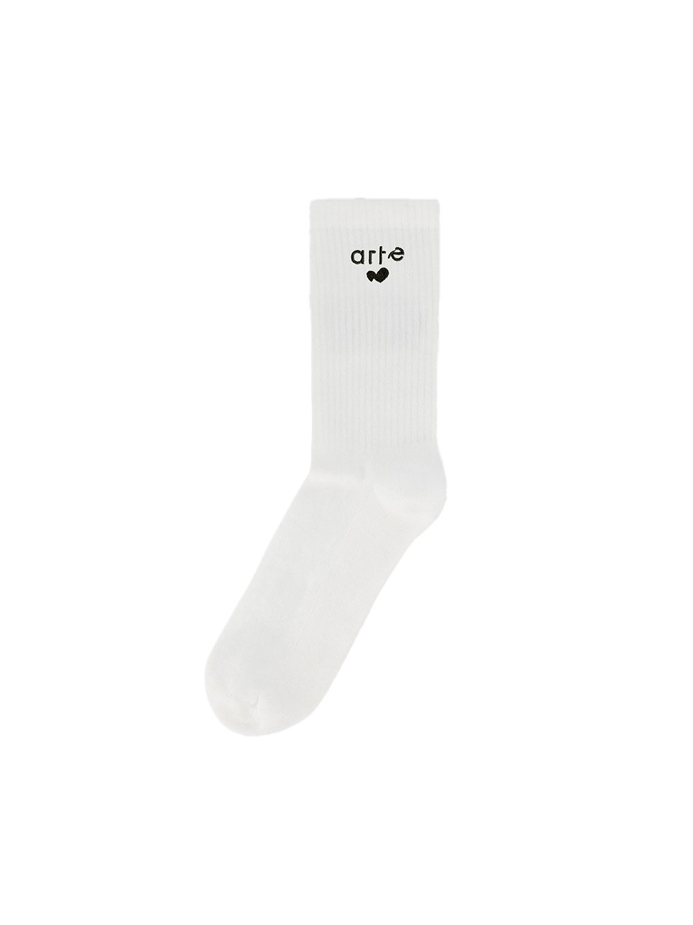 Chaussettes Arte à Logo Cœur Coton Blanc