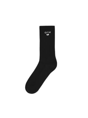 Chaussettes Arte à Logo Cœur Coton Noir