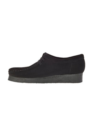 Chaussures Clarks Wallabee Suède Noir Homme