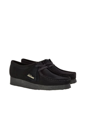 Chaussures Clarks Wallabee Suède Noir