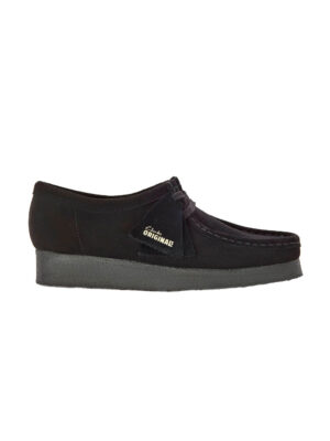 Chaussures Clarks Wallabee Suède Noir Homme