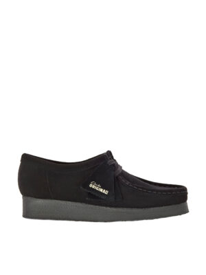 Chaussures Clarks Wallabee Suède Noir
