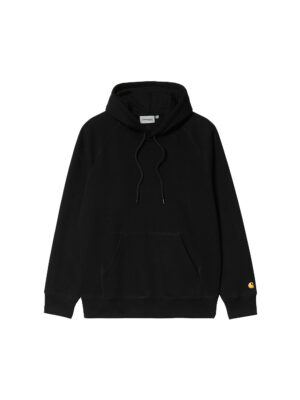 Carhartt WIP Chase Cotton Hoodie Black/Gold