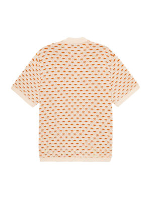 Polo Les Deux knitted Esmay Shell orange/beige