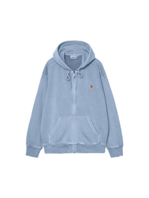 Hoodie Zippé Carhartt WIP Nelson Coton Gentle Blue