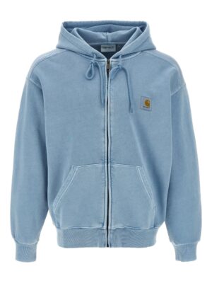 Pull à capuche Carhartt WIP Nelson coton bleu