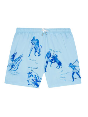 Maison Labiche Ulysse Print Swim Shorts