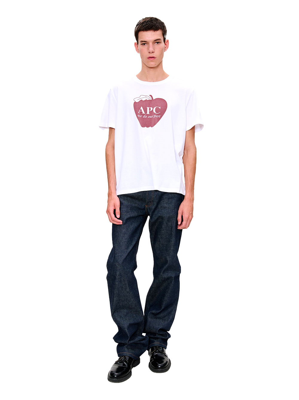 APC Apple White Cotton T-shirt - Image 2