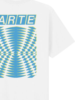 T-shirt Arte Abstract Coton Blanc