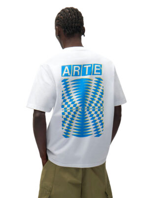 T-shirt Arte Abstract Coton Blanc