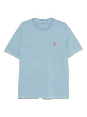 T-shirt Carhartt WIP Nelson coton Gentle Blue